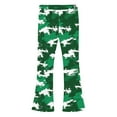 thumbnail image 4 of Fleece Lined Leggings Girls 14-16 Winter Warm Camo Flared Pants High Waisted Bell Bottom Thermal Pants, 7 Y, 4 of 6