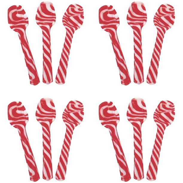 Candy Cane Spoons 1doz