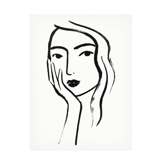 Canvas Wall Art - Victoria Borges 'Athene I' Wall Art for Living Room, Bedroom, or Office Décor by Trademark Fine Art - 14 x 19 Inches