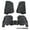 Fit for Jeep Wrangler JL Unlimited 4 Door 2018-2024, variant on CROSSDESIGN Front and Rear All-weather Full Surround Foot Pads Fit for Tesla Model 3 2017-2023