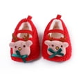 thumbnail image 4 of Baby Infant Newborn Christmas Shoes Plush Warm Snow Santa Claus Shoe, 4 of 5