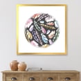 thumbnail image 3 of Designart 'Colorful Boho Feathers In Circle Shape' Bohemian & Eclectic Framed Art Print, 3 of 4