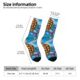 thumbnail image 2 of Balery Little Sea Turtles Calcetas Largas con Estampado para Hombre y Mujer – Suaves y Transpirables, Talla Única (US 5-11), 2 of 6