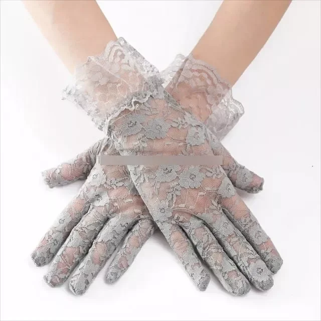 Guantes Encaje Primera Comunión Dama Fiesta Elegante Disfraz