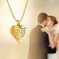 thumbnail image 6 of Love Heart Urn Necklace for Ashes Keepsake Memorial Cremation Jewelry Stainless Steel Angel Wing Ashes Holder Memorial Gift for Loss of Father/Mother/Pet, 6 of 7