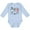 AE-Light Blue, variant on Inktastic Colorful French Poodles With Tea Boys or Girls Long Sleeve Baby Bodysuit