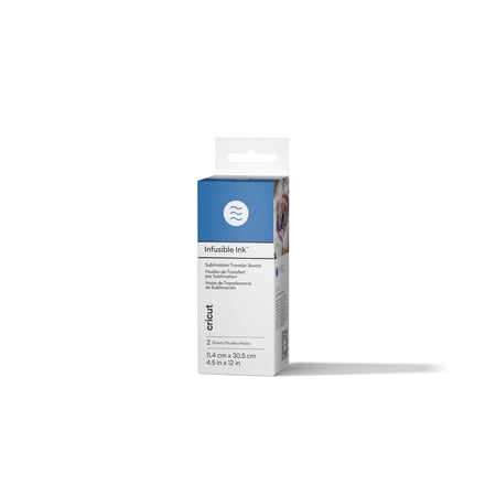 Infusible Ink™ Transfer Sheets (2 ct), 4.5" x 12",TRUE BLUE