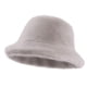 thumbnail image 5 of Sombrero de pescador de invierno para mujer, ideal para caminar, pescar, ir de compras al libre, regalo de cumpleaños gris, 5 of 8