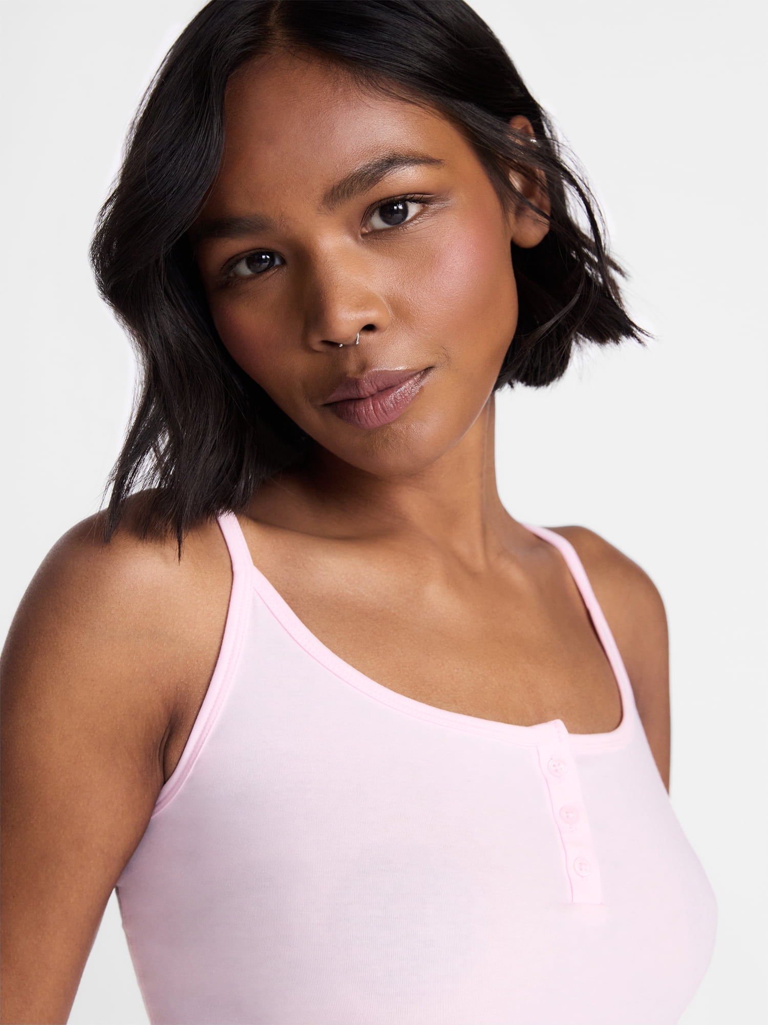 No Boundaries Women’s and Women’s Plus Cloud Core Sleepwear Cami and Boxers, 2-Piece Set, Sizes XXS-3X