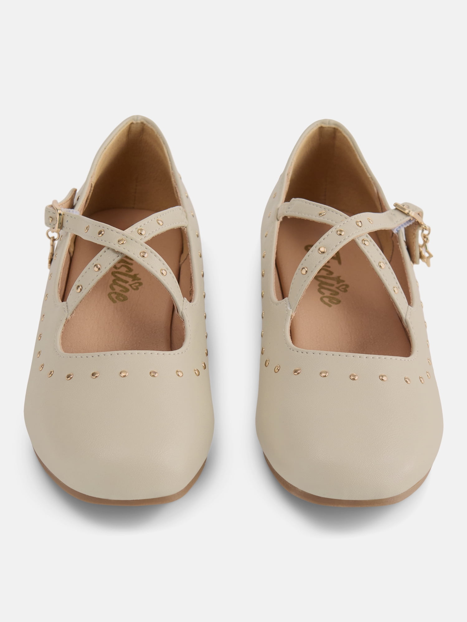 Justice Girls Crisscross Strapped Mary Jane Flats
