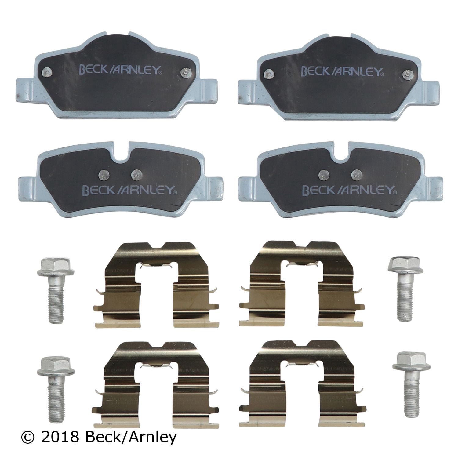 BeckArnley 085-7068 Premium Asm Pads W / Hardware