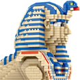 thumbnail image 4 of Bloques de Construccion Gran Esfinge TzFioy LZ8195 Arquitectura Egipto 2732 piezas, 4 of 5