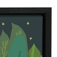 thumbnail image 3 of Kate and Laurel Sylvie Lady of the Forest Framed Canvas Wall Art by Queenbe Monyei, 18x24 Black, Tropical Inspirational Decor, 3 of 8