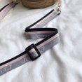 thumbnail image 3 of Pink Bolso de hombro tipo bandolera con tejido de paja pequeño para mujer y niña, bolso de compras tejido, 3 of 4