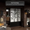 thumbnail image 6 of Red Lantern 7 ft. Tall Shoji Sliding Door Kit with Bamboo Tree Design - Black Finish, 6 of 6