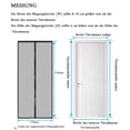 thumbnail image 2 of Mosquitera para puerta con imán, mosquitera para puerta, protección contra insectos, cortina mosquitera de fibra de vidrio, sin perforación, para puertas de balcón, puertas de patio, se cierra, 2 of 5