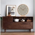 thumbnail image 7 of Table Clock - 8 Inch Silent Non-Ticking 8in Wooden Timepiece Desk Clock Perfect for Living Room Office Bedroom Decor（Grey）, 7 of 7