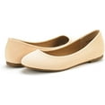 thumbnail image 2 of BURUDANI Women's Ballerina Walking Flats Shoes NUDE/NUBUCK Size 12, 2 of 4