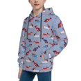 thumbnail image 2 of Kdxio winter Dachshund Pattern Boys Athletic Unisex Boys Girls Hoodie with Pocket Sweatshirts-Medium, 2 of 6