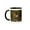 Black/White, variant on , Long-billed Thrasher Bird Drinking, South Texas, Usa - Us44 Ldi0628 - Larry Ditto, 15oz Two-tone Blue Mug