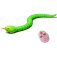 thumbnail image 1 of Zshan Infrared Remote Control Cobra Cat Toy Funky Demogogy Simulation Snake USB Charging Interactive Green 1 Piece, 1 of 5