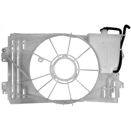 Toyota Corolla Radiator Hose - CPP Front Radiator Fan Shroud for 03-08 Toyota Corolla TO3110134