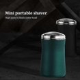 thumbnail image 5 of Nueva afeitadora eléctrica de viaje para hombres, portátil, mini, de bolsillo, rotativa, color negro, 5 of 5