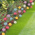 thumbnail image 4 of 5 paquetes de margaritas artificiales Fiudx flores silvestres para exteriores plantas colgantes, 4 of 7