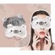 thumbnail image 4 of Paquete de 2 máscaras para dormir con diseño de animales de dibujos animados, de felpa suave, con los ojos vendados, para mujeres y niñas, para viajar, siesta, dormir por la noche (paquete de 2 o, 4 of 5