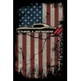 thumbnail image 5 of JH Design Men's Dodge Challenger Flag Print Pullover Crewneck Sweatshirt, 5 of 7
