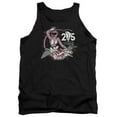 thumbnail image 1 of Power Rangers Pink 25 Adult Tank Top Black, 1 of 2