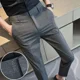 thumbnail image 3 of Pantalones de negocios para hombres Trabajo Social Sastrería Negro Trajes de Hombre Pantalones Oficina Elegante Formal Alta Calidad Chino Homme Spandex, 3 of 5