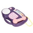 thumbnail image 4 of Baby Piano Phone Toy, Baby Piano Landline Toy Pretend Phone Interacción Entre Padres E Hijos Coordinación Mano Ojo Teclado De Dibujos Animados Para Exteriores ANGGREK AC7037, 4 of 8