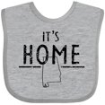 thumbnail image 3 of Inktastic It's Home- Alabama State Outline DIstressed Text Boys or Girls Baby Bib, 3 of 4