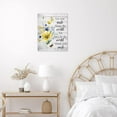 thumbnail image 2 of Moondawn Yellow and Blue Floral 12x16 in Framed Painting Canvas Art Prints, 2 of 6