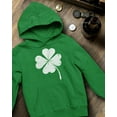 thumbnail image 2 of Tstars St. Patrick's Day Men's Hoodie - Lucky Irish Shamrock Pullover with Distressed Clover Design XX-Large Green, 2 of 5