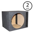 thumbnail image 2 of Q-Power 15" Single Empty Vented Car Audio Subwoofer Sub Box Enclosure (2 Pack), 2 of 6