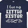 thumbnail image 4 of Inktastic I Love My Little Sister with Hearts Boys or Girls Toddler T-Shirt, 4 of 5
