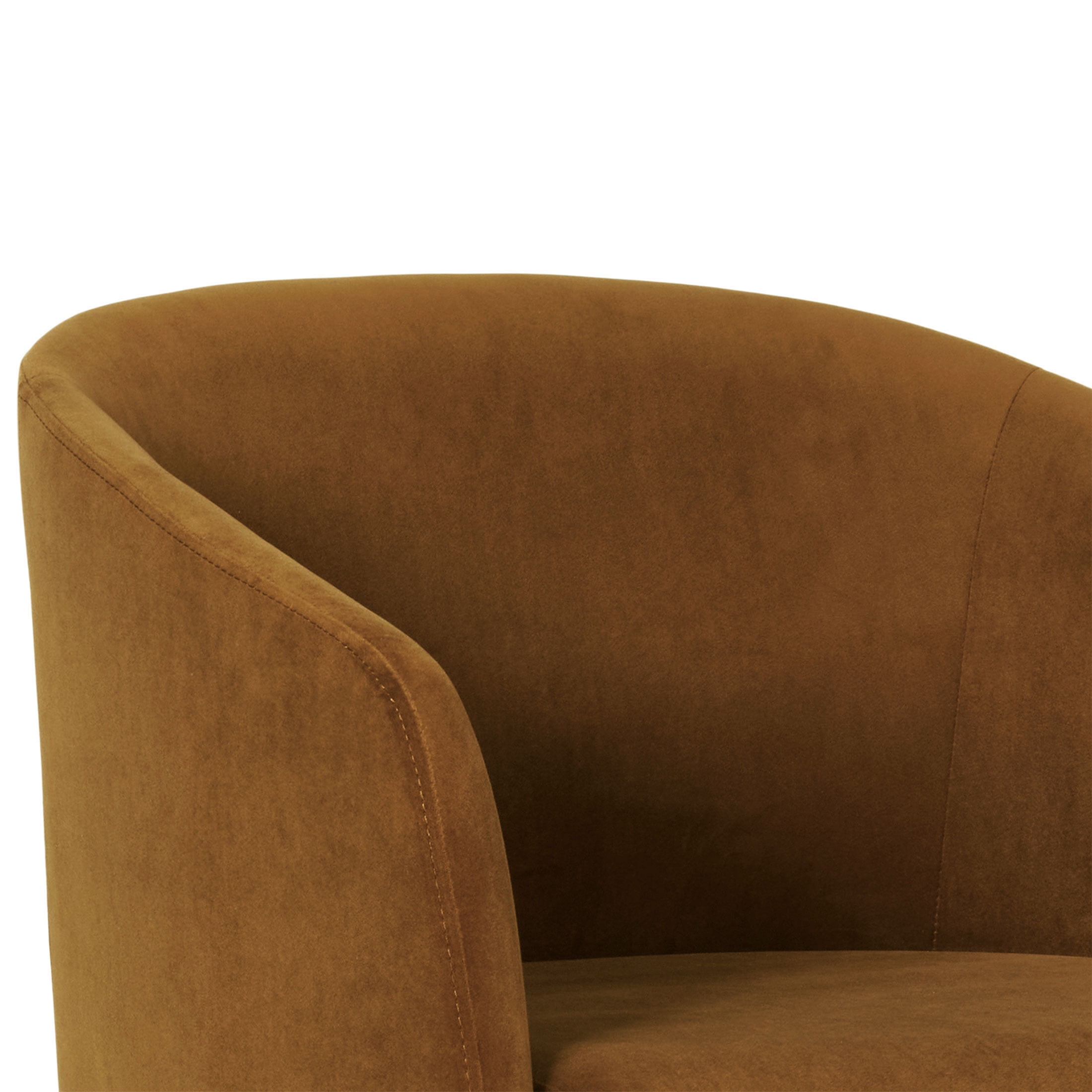 Better Homes & Gardens Wyatt Velvet Office Chair, Ochre