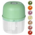 thumbnail image 1 of Qaailabf Electric Garlic Chopper | USB Rechargeable | 260mL Capacity | Food Safe Stainless Steel Blades | One-Button Operation | Easy Clean Design | for Garlic Paste Puree Dips | Kitchen Gadget, 1 of 9
