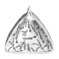 thumbnail image 3 of Lsque Lavender Flowers Printed Long Tissue Box Cover Holder, Facial Paper Organizer Dispenser,Triangle with Bottom Belt, PVC Leather Decorative Organizer, 3 of 9