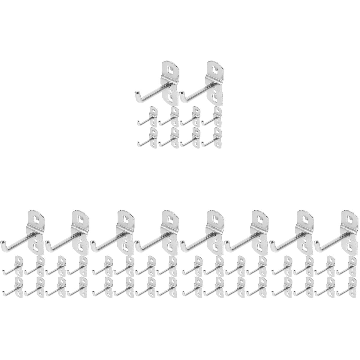 MLINS 60 Pcs  Pegboard Hook Peg Hooks Display Rack Hooking Supermarket Shelf Hooks
