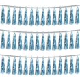 thumbnail image 1 of Tassel Streamers Banner Hysilla con flecos de aluminio azul claro, x3, 1 of 5