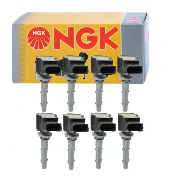 8 pc NGK Ignition Coils compatible with Mercedes-Benz E550 4.6L 5.5L V8 2007-2014