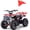Red, variant on QEASET Electric atv Dirt Quad, 36V 500W Motor, 12-15mph Speed, Twist Grip Acceleration & Hand Operated Disc Brakes,Knobby Air Tires, Multiple Colors, Holiday Gifts