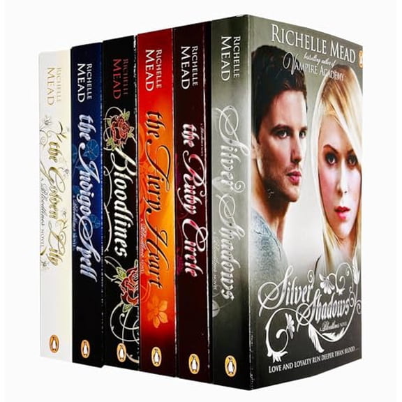Pre-Owned Richelle Mead Bloodlines 6 Books Collection Set (Bloodlines, The Golden Lily, The Indigo Spell, The Fiery Heart, Silver Shadows, The Ruby Circle)
