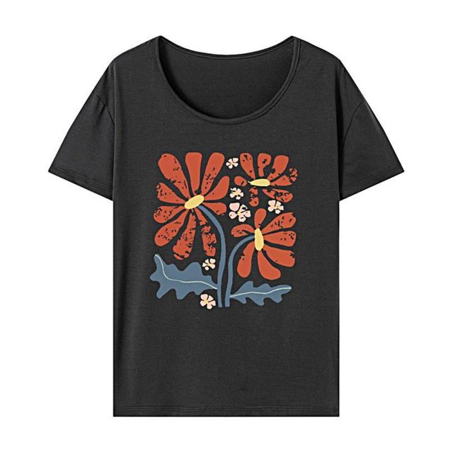 Camiseta para mujer Camiseta básica Ropa de calle suave Camisa de cuello redondo para mujer para vacaciones SG