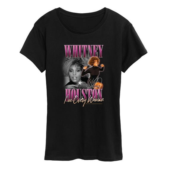 Whitney Houston - Every Woman - Women's Short Sleeve Graphic T-Shirt