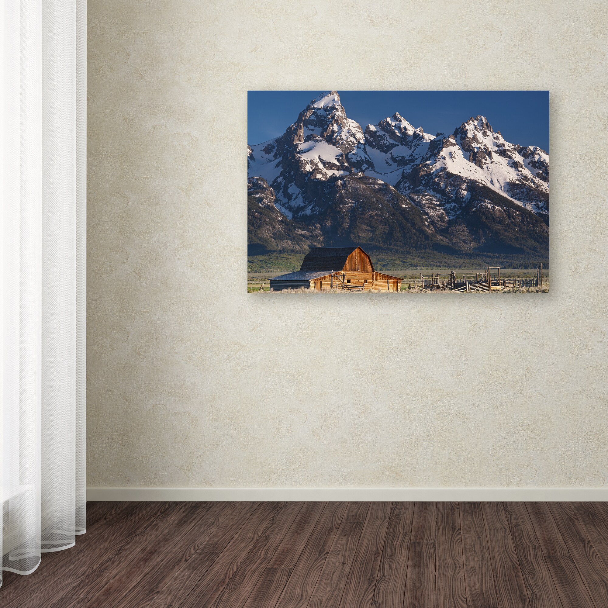 Trademark Fine Art "John Moulton Barn" Canvas Art by Michael Blanchette Photography