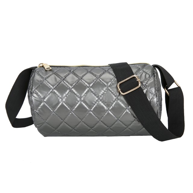 Bolsa acolchado acolchado de nailon de invierno de mano cálido de invierno de mano de color sólido Ndcxsfigh Para Estrenar